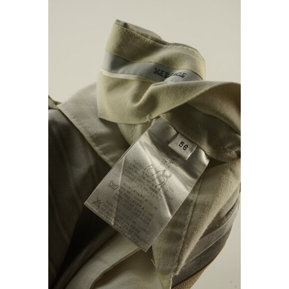 Recent Versace Wool Silk Lightweight Twill Men's 38 x 33 Gray Beige Trouser Pant - Picture 8 of 16